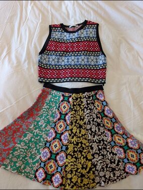 Alice + Olivia Tank Top And Skirt, Matching Set (2 Pieces)
